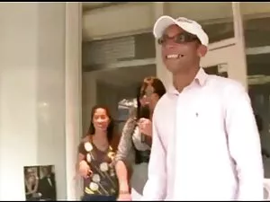 Lustful bitch fucks  ...